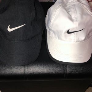 Black and White Dri-Fit Nike Hats